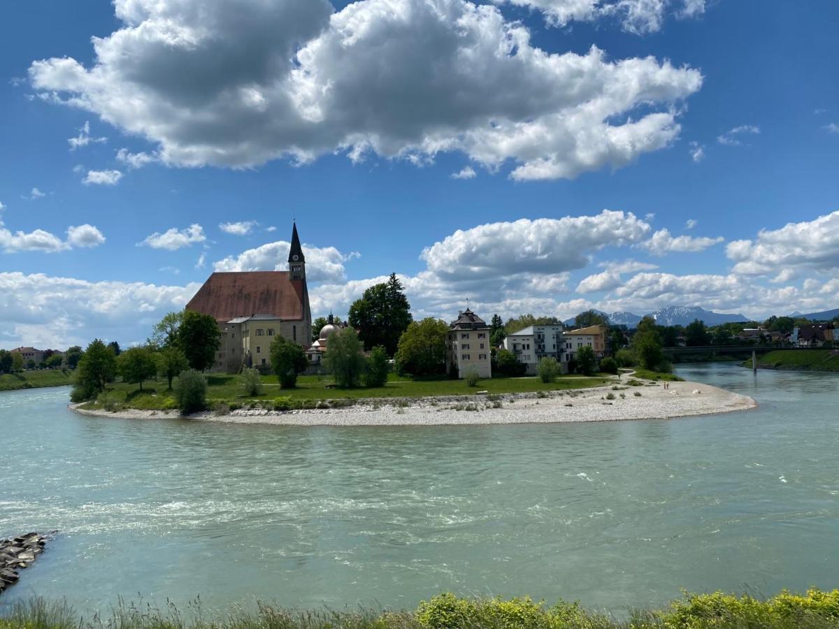 Ferienwohnung An Der Romantischen Salzachschleife Naehe Salzburg Лауфен Экстерьер фото