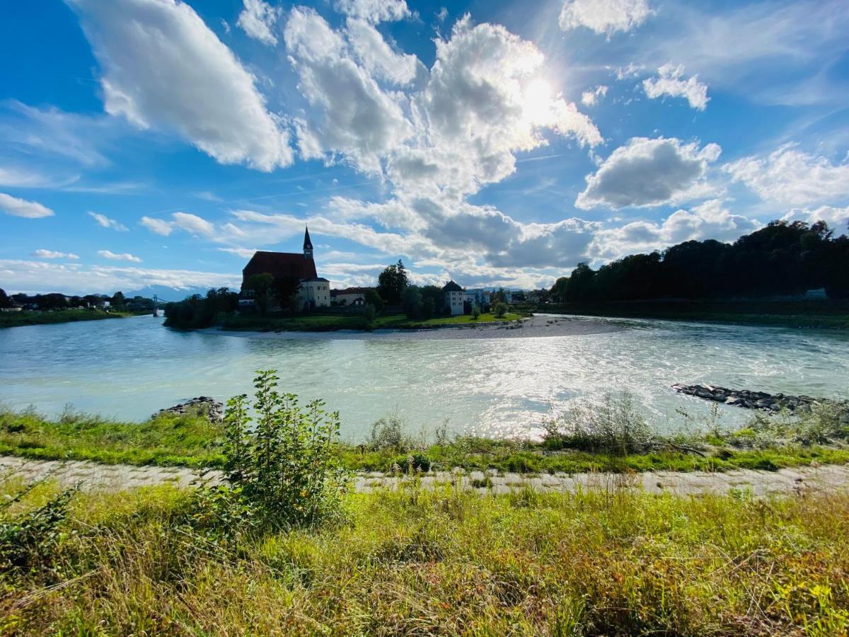 Ferienwohnung An Der Romantischen Salzachschleife Naehe Salzburg Лауфен Экстерьер фото