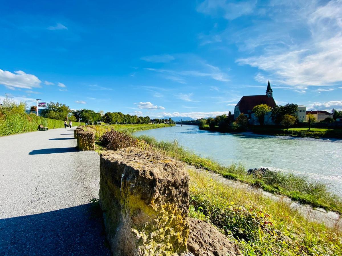 Ferienwohnung An Der Romantischen Salzachschleife Naehe Salzburg Лауфен Экстерьер фото
