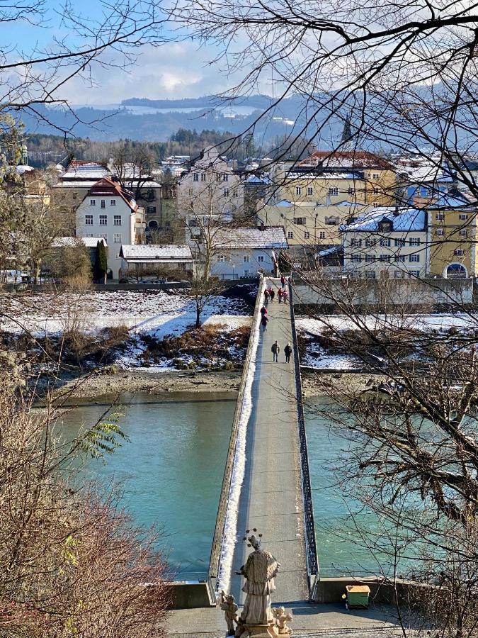 Ferienwohnung An Der Romantischen Salzachschleife Naehe Salzburg Лауфен Экстерьер фото